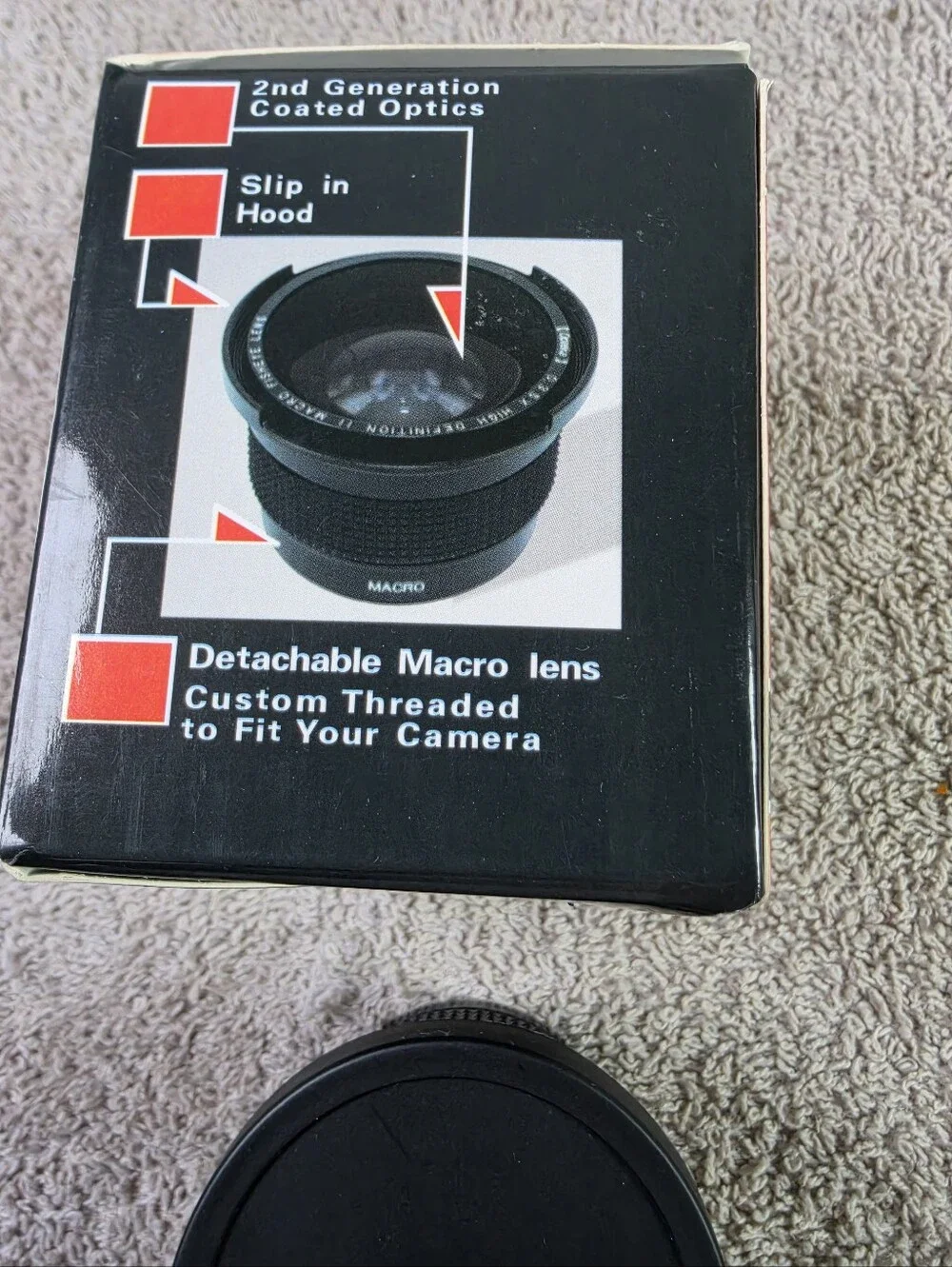 0.35x AF Fisheye Lens HD2 – Black